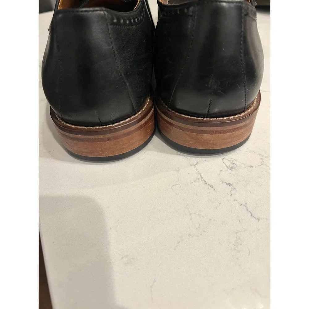 J‎ Murphy by Johnston & Murphy Black Leather Cap Toe Oxford 10.5M